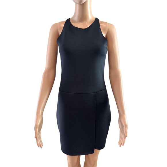 Women's Abercrombie & Fitch Racerback Faux Wrap Mini Dress, size medium - Picture 1 of 12